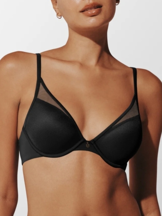 ThirdLove Other - ThirdLove Black Mesh Trim T-Shirt Bra